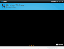 Tablet Screenshot of hermannwellness.com